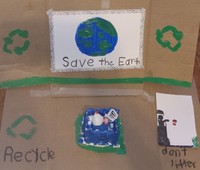 Earth day should be everyday. We need to recycle to give back to Earth for everything she gives us. Recycling is very easy and something to be proud of. I want to help clean up parks and beaches this summer to help out. Emmalyn 2021