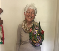 Mother Earth Mask created by Jim Kay in 2011 and awarded to Laurie Robertson-Lorant for her contributions to the environment.