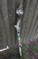 Mother Earth Staff by Diana Painter 2021