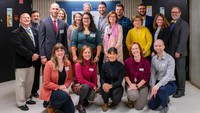 Group photo of MLSC administrators and MLS faculty and staff