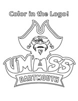 Color in the UMassD logo