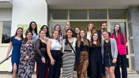 Nursing students in the Bridging The Atlantic program in the Azores, Portugal.