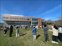 Creating confidence and connection - Students participate in an exercise to share one attribute they want to be known for in an activity led by Ikigai Scholar and former tech leader, Kei Tsuda