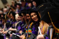 UMass Law students pictured at the 2024 commencement ceremony.