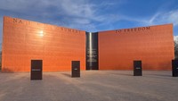 The Freedom Monument Sculpture Park at the Legacy Sites in Montgomery, Alabama.