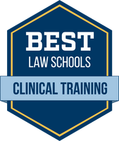 Best Law Schools for Clinical Training Badge