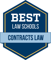Best Law Schools for Contracts Badge