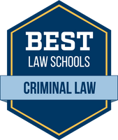 Best Law Schools for Criminal Law Badge