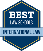 Best Law Schools for International Law Badge