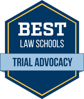 Best Law Schools for Trial Advocacy Badge
