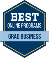 Best Online Programs Grad Business rankings badge