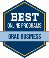 Best Online Programs Grad Business rankings badge