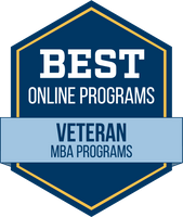 Best Online Programs: Veteran MBA Programs rankings badge