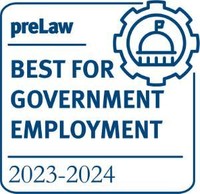 preLaw Best For Government Employment Badge