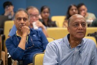 Associate Provost Tesfay Meressi and Commonwealth Professor Amit Tandon were in the MUST technical review 2024.