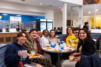 UMassD Students at Moonlight Breakfast
