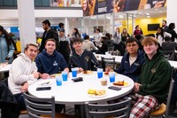 UMassD Students at Moonlight Breakfast