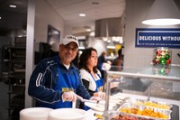 UMassD Students at Moonlight Breakfast