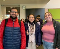 Bhatia and friends in the program