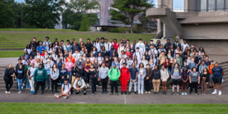 Group shot of College Now students