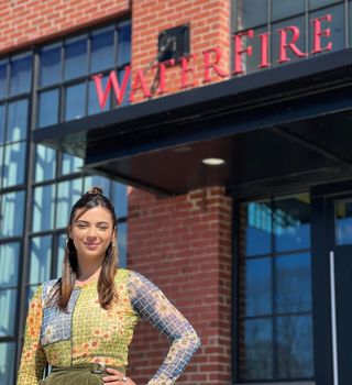 Grechel Rosado '20 at Waterfire Arts Center