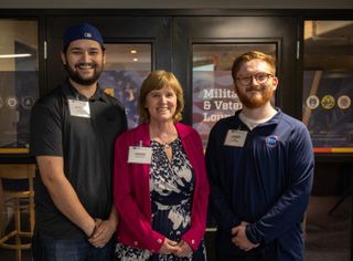 UMassD donor and students