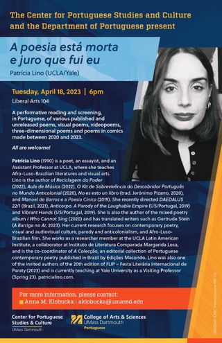 Patricia Lino Lecture March 2023