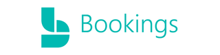 The logo for the Microsoft Bookings application