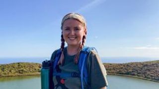 Kayle Williams in the Galápagos Islands