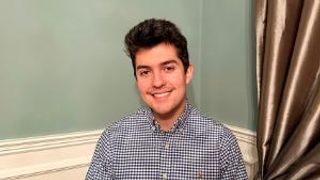 Shayne Velho, Senior Chemistry major from Westport, MA