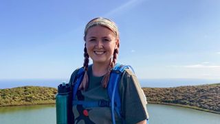 Kayle Williams in the Galápagos Islands