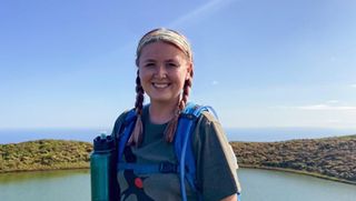 Kayle Williams in the Galápagos Islands