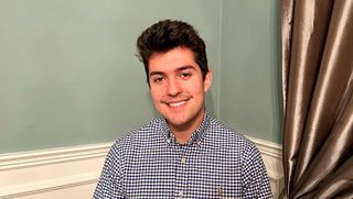 Shayne Velho, Senior Chemistry major from Westport, MA