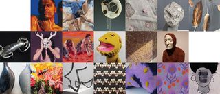 BFA Exhibition 2019 poster detail of student work