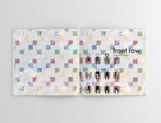 Front Row (book), 2021, a book about adhd, how it affects others and me personally, 8 in x 8 in