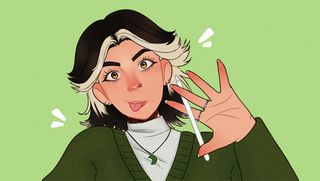 Ashley Manami Green self-portrait