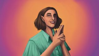 Isabelle Indermitte self-portrait