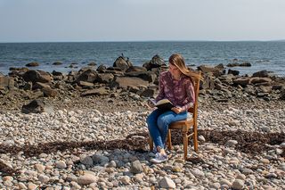 Hannah Charron portrait on beach