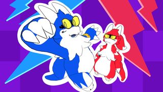 3D character modeling of Blitz and Stryke - hero