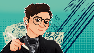 Giulia Carmosino self-portrait