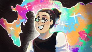 Abigail Diamond self-portrait