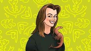 Audrey Biron self-portrait