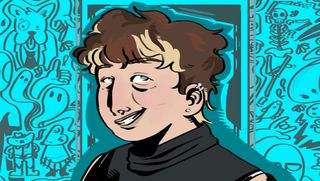 Caroline Tracy self-portrait