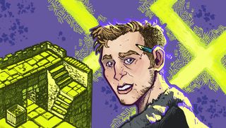 Connor J.M. Brebner self-portrait