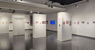 No Parameters exhibition of work by incoming students in the Campus Gallery