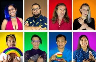 Chris Diani: Colors of Pride postcard image