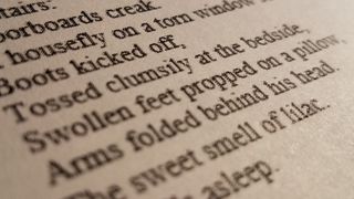 Image of typed poetry