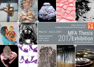 2017 MFA Thesis Exhibition Postcard
