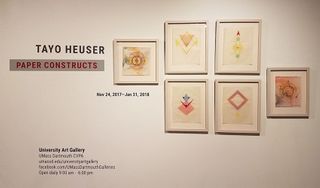 Tayo Heuser: Paper Constructs gallery space