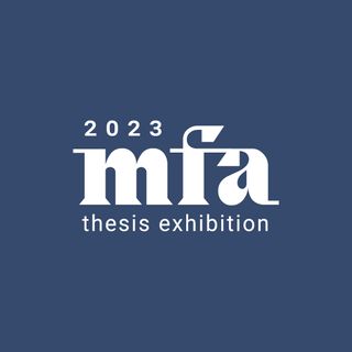 2023 MFA Exhibition postcard front